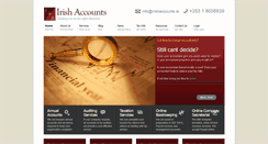 Desktop Screenshot of irishaccounts.ie